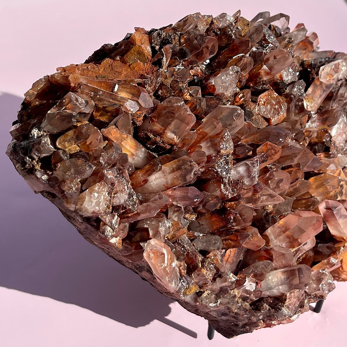 Fire Quartz Cluster Fire Quartz Cluster from Aura & Stone Australia
