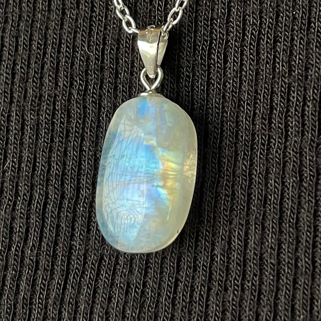 Rainbow Moonstone Pendant Moonstone Pendant from Aura & Stone Australia